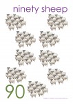 Multiples of 10 to 90 Poster - 90 Sheep Bev Dunbar Maths Matters