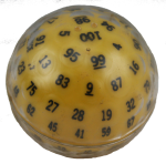 100 sided die Bev Dunbar Maths Matters