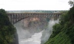 128 m high Victoria Falls Bridge over Zambezi River Bev Dunbar Maths Matters