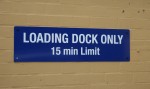 15 minute loading dock limit sign Bev Dunbar Maths Matters