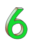 6-3d number six Green - John Duffield duffield-design