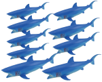 Add & Subtract 9 Blue Sharks Bev Dunbar Maths Matters