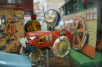 Antique tin toy tractor $199 Bev Dunbar Maths Matters