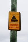 Boat height warning sign Bev Dunbar Maths Matters