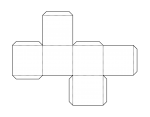 Cube Net (bw) John Duffield duffield-design