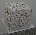 Cube with balsa strips Bev Dunbar Maths Matters
