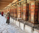 Cylindrical Tibetan Prayer Wheels Xia He China Bev Dunbar Maths Matters