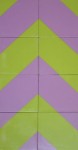 Flip Mauve and green tile pattern Bev Dunbar Maths Matters