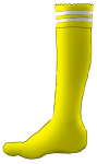 Football Sock Yellow - John Duffield duffield-design
