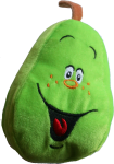 Green pear toy - fruit - Bev Dunbar Maths Matters