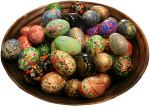 Hand painted Easter Eggs $9.50 Bev Dunbar Maths Matters