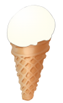 Icecream Cone - Vanilla - John Duffield duffield-design