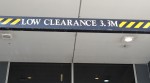 Low clearance sign 3.3 m Bev Dunbar Maths Matters
