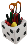 Lucky Cube Pencil Holder Bev Dunbar Maths Matters