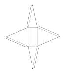 Rectangular (Oblong) Pyramid Net (bw) John Duffield duffield-design