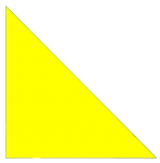 Right Angle Triangle yellow John Duffield